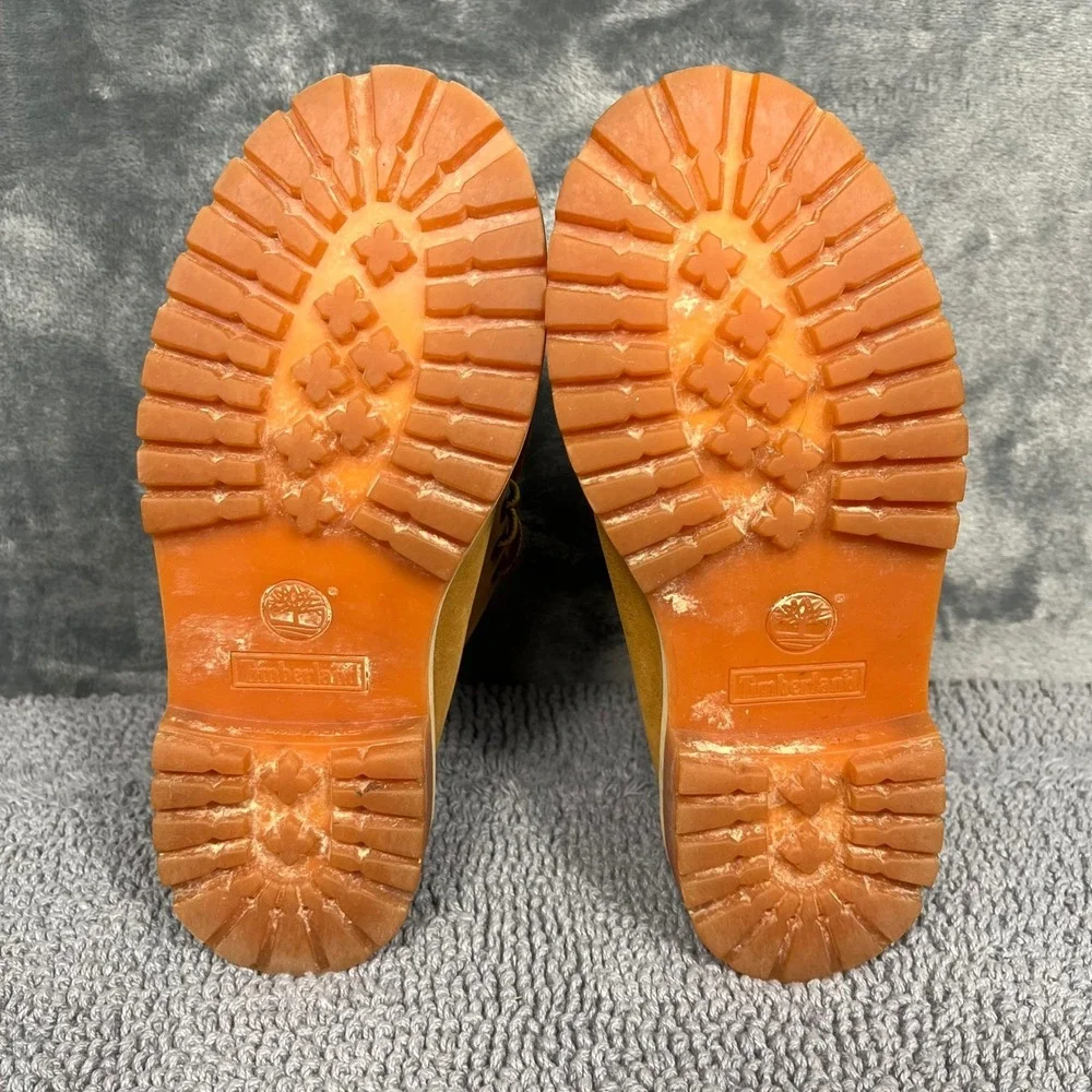 Timberland 6 Inch Premium Waterproof Wheat Nubuck Youth Boots 14949 Size 4Y